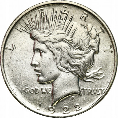 USA 1 dolar 1922 S Peace SREBRO