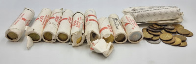 Rulony mennicze 50 gr-5 zł 1986-1990 Zestaw 11 szt