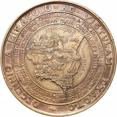 Medal 1930 Pius XI – X lat Cudu nad Wisłą