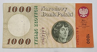Banknoty 1.000 złotych 1965 Kopernik seria A