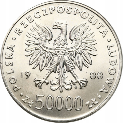 PRL 50000 złotych 1988 Józef Piłsudski
