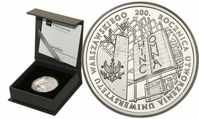 10 złotych 2016 - 200 lat UW
