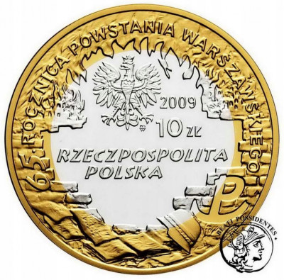 10 złotych 2009 K. Baczyński