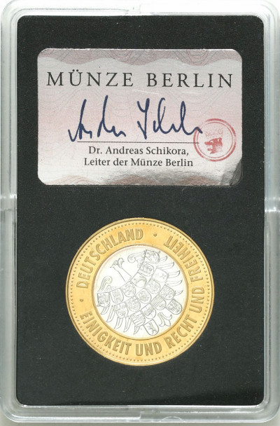 Medal, 25 Lat Zjednoczenia Niemiec – SREBRO