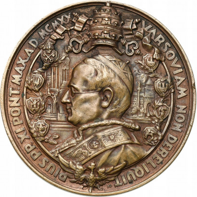 Medal 1930 Pius XI – X lat Cudu nad Wisłą