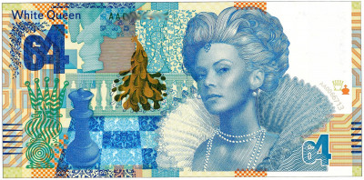 Banknot testowy PWPW - 64 - SZACHY