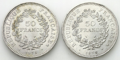 Francja 50 franków 1978 - 2 sztuki