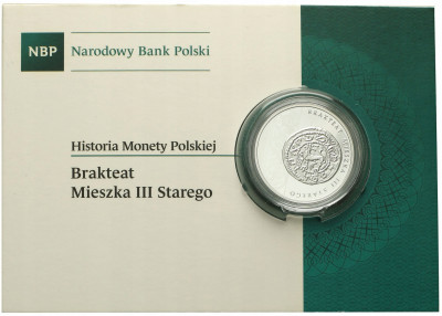 10 złotych 2014 brakteat Mieszka III Starego