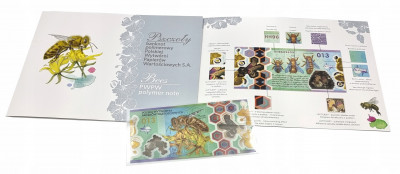 PWPW banknot testowy 2012 (plastik) pszczoła 013