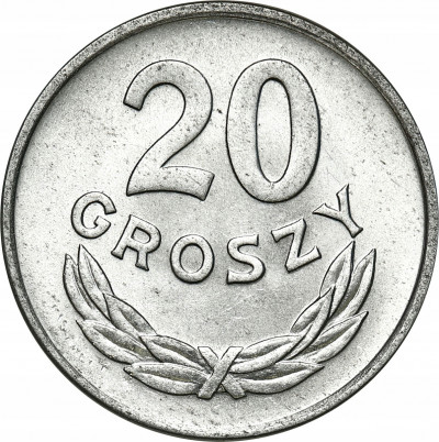 PRL. 20 groszy 1949 Aluminium