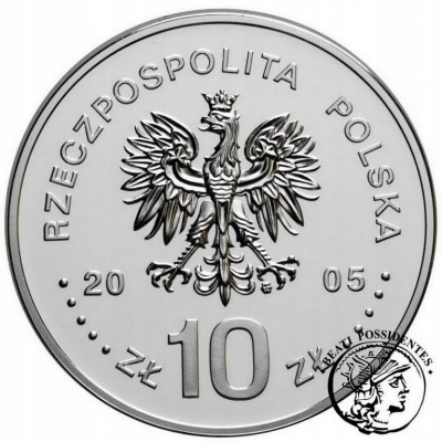 10 złotych 2005 Poniatowski półpostać