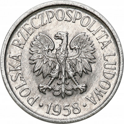 PRL. 5 groszy 1958 – PIĘKNE