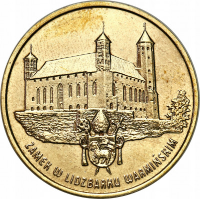 2 złote 1996 Lidzbark Warmiński - PIĘKNA