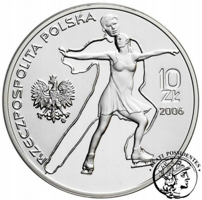 10 złotych 2006 Igrzyska Turyn – Łyżwiarka