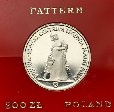 PRÓBA FeNi 200 złotych 1985 Matka Polka