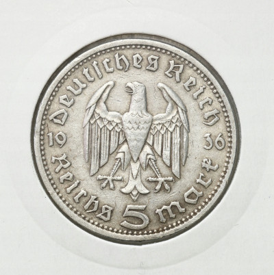 Niemcy, III Rzesza. 5 marek 1936 D, Monachium