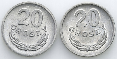 PRL. 20 groszy 1968 i 1970 – PIĘKNE