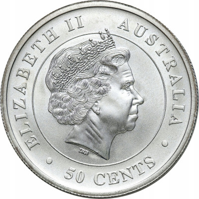 Australia 50 centów 2015 Rekin młot SREBRO 1/2 Oz