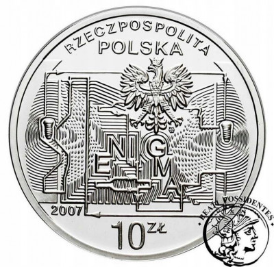 10 złotych 2007 Enigma