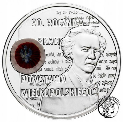 10 złotych 2008 Powstanie Wielkopolskie