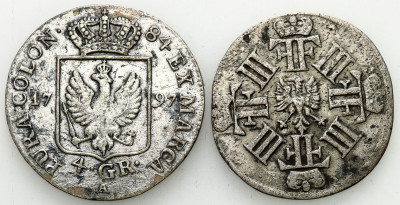 Prusy, 1/12 Talara – 4 Grosze 1693 – 1697 - 2 szt.