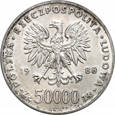 50000 złotych 1988 Józef Piłsudski