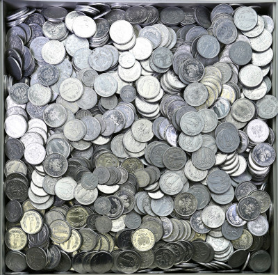 OGROMNY zestaw monet PRL – Aluminium RÓŻNE – 3 Kg