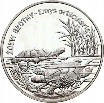 20 złotych 2002 Żółw Błotny