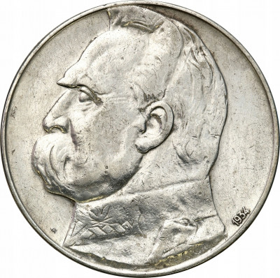 10 złotych 1934 Piłsudski Strzelecki