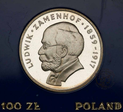 PRL 100 złotych 1979 Ludwik Zamenhof
