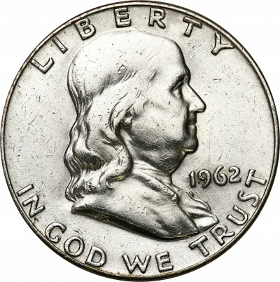 USA 1/2 dolara 1962 D Franklin (dzwon)