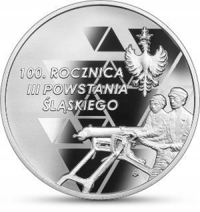 10 złotych 2021 Powstania Śląskie - rocznica