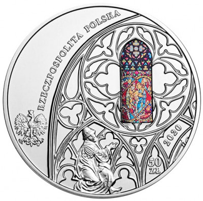 50 złotych konsekracja kościoła Mariackiego