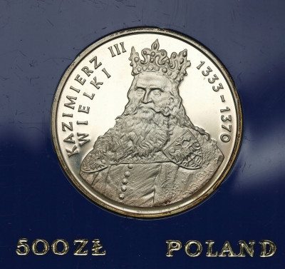 500 złotych 1987 Kazimierz Wielki