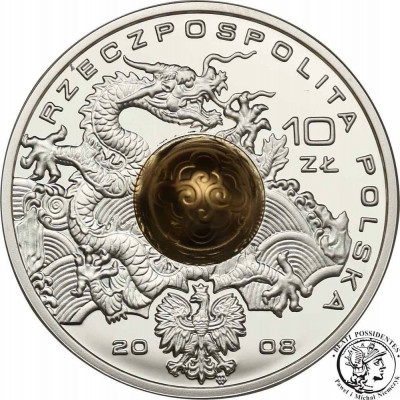 10 złotych 2008 Pekin – Kula