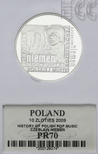 10 złotych 2009 Czesław Niemen