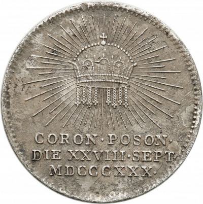 Austria żeton koronacyjny 1830 srebro
