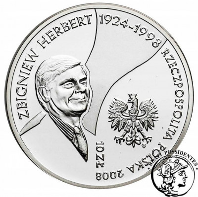 10 złotych 2008 Herbert