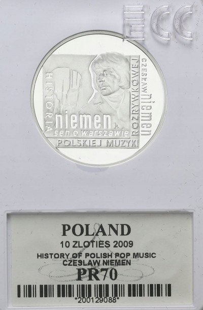 10 złotych 2009 Czesław Niemen