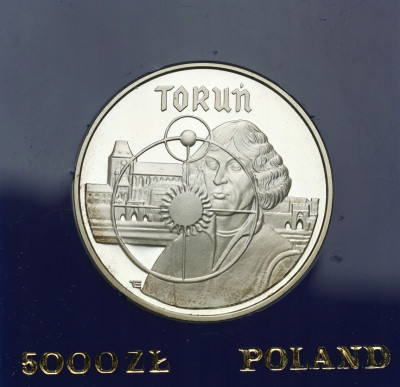 5000 złotych 1989 Kopernik Toruń