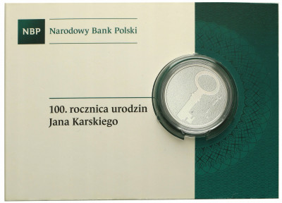 10 złotych 2014 Jan Karski