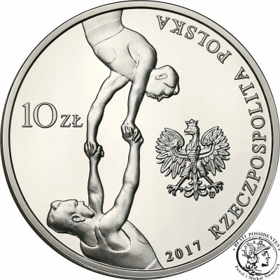 10 złotych 2017 Towarzystwo Gimnastyczne SOKÓŁ