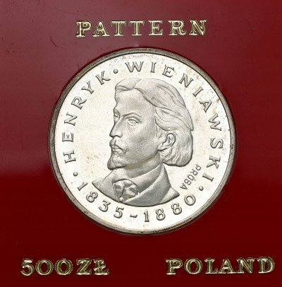 PRÓBA SREBRO 100 złotych 1979 Wieniawski