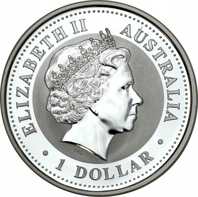 Australia 1 dolar 1999 Rok Królika SREBRO UNCJA