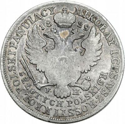 Mikołaj I. 5 złotych 1829 FH, Warszawa