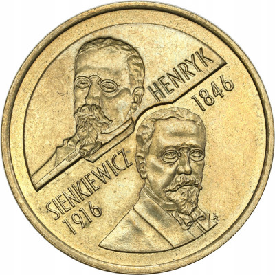2 złote 1996 Henryk Sienkiewicz – PIĘKNY