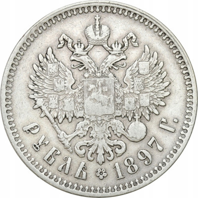 Rosja. Rubel 1897 Mikołaj II