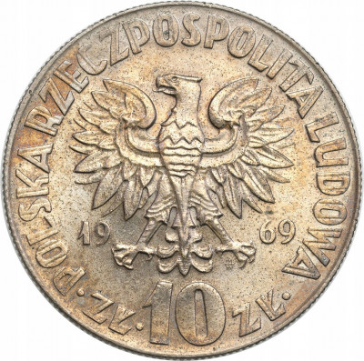 PRL. 10 złotych 1969 Kopernik – PIĘKNY