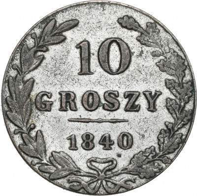 10 groszy 1840 MW, Warszawa