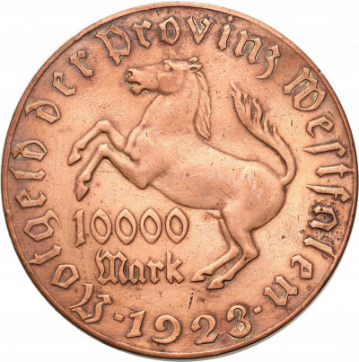 Niemcy, Westfalia. 5 milinów marek 1923 Konik